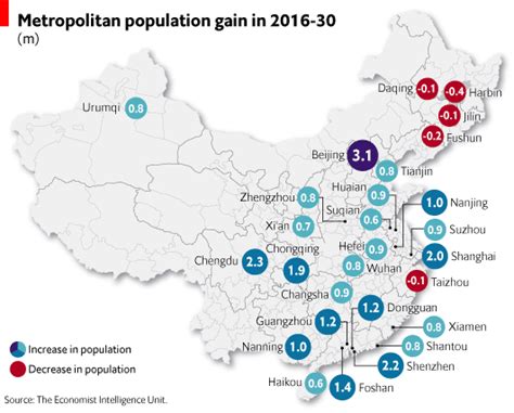 china metropolitan areas by population